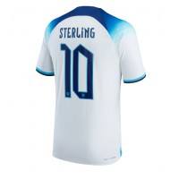 Pánský Fotbalový dres Anglie Raheem Sterling #10 MS 2022 Domácí Krátký Rukáv